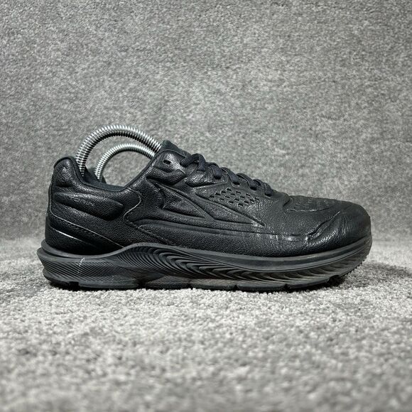 Altra Torin 5 AL0A5481000 Womens Sz 9 Black Leather Running Shoes Used See Tread - Picture 1 of 14